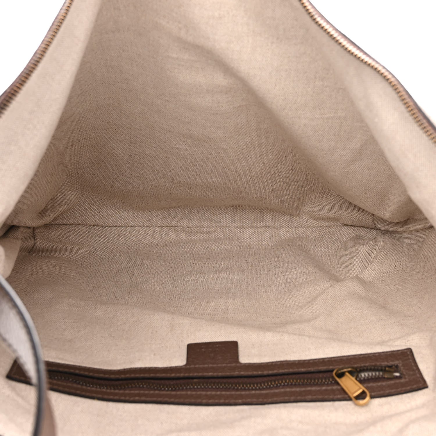 Gucci GG Supreme Monogram Web Ophidia Half Moon Hobo Brown 5 of 10