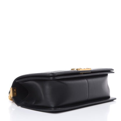 Chanel Calfskin Quilted Medium Boy Flap Black 4 of 10