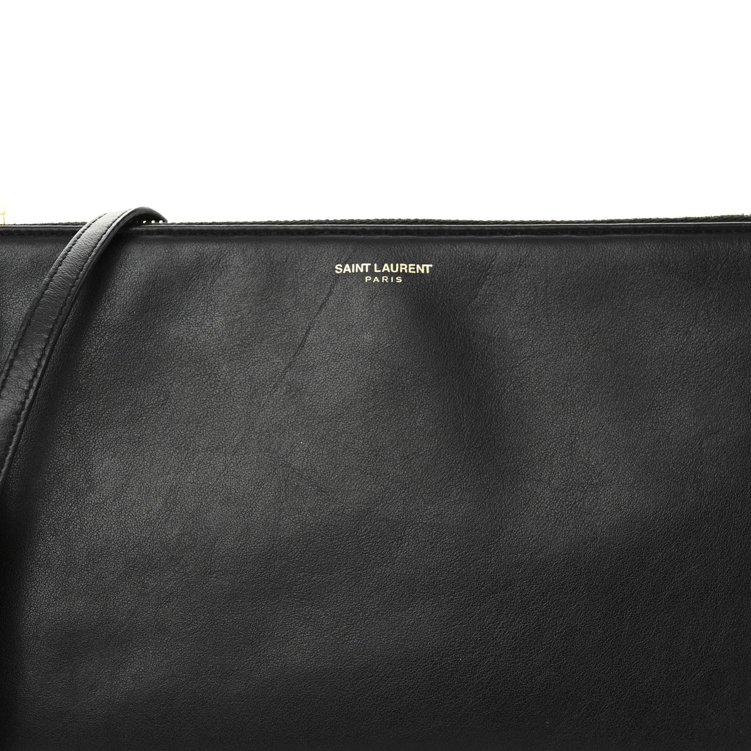 Saint Laurent Calfskin Teen Monogram Crossbody Bag Black 8 of 10