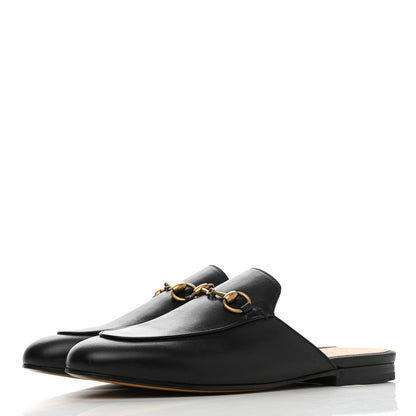 Gucci Calfskin Womens Princetown Slippers 36.5 Black 3 of 9