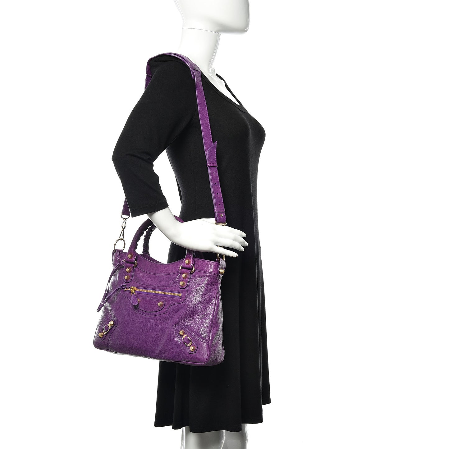 Agneau Giant 12 Gold Hardware Town Ultraviolet