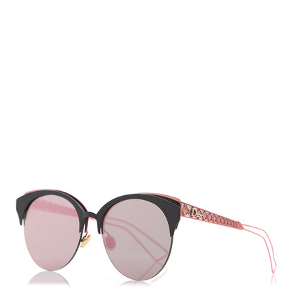 Christian Dior Diorama Caged Mirrored Sunglasses Pink 1 of 8