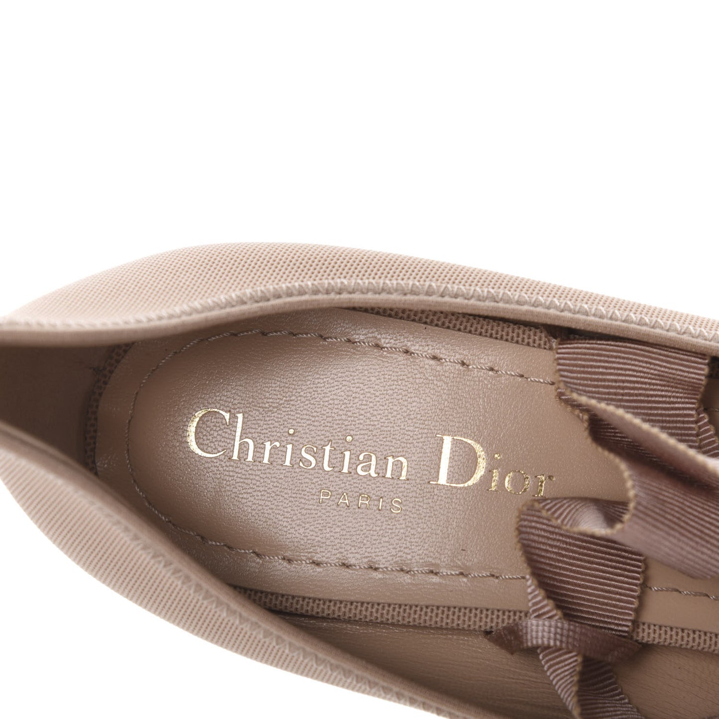 Grosgrain Neoprene Lucite Etoile Pumps 40.5 Nude