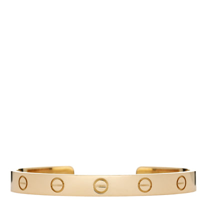 Cartier 18K Yellow Gold LOVE Cuff Bracelet 16 1 of 4