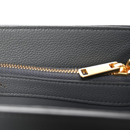 Celine Grained Calfskin Medium 16 Top Handle Bag Grey 8 of 11