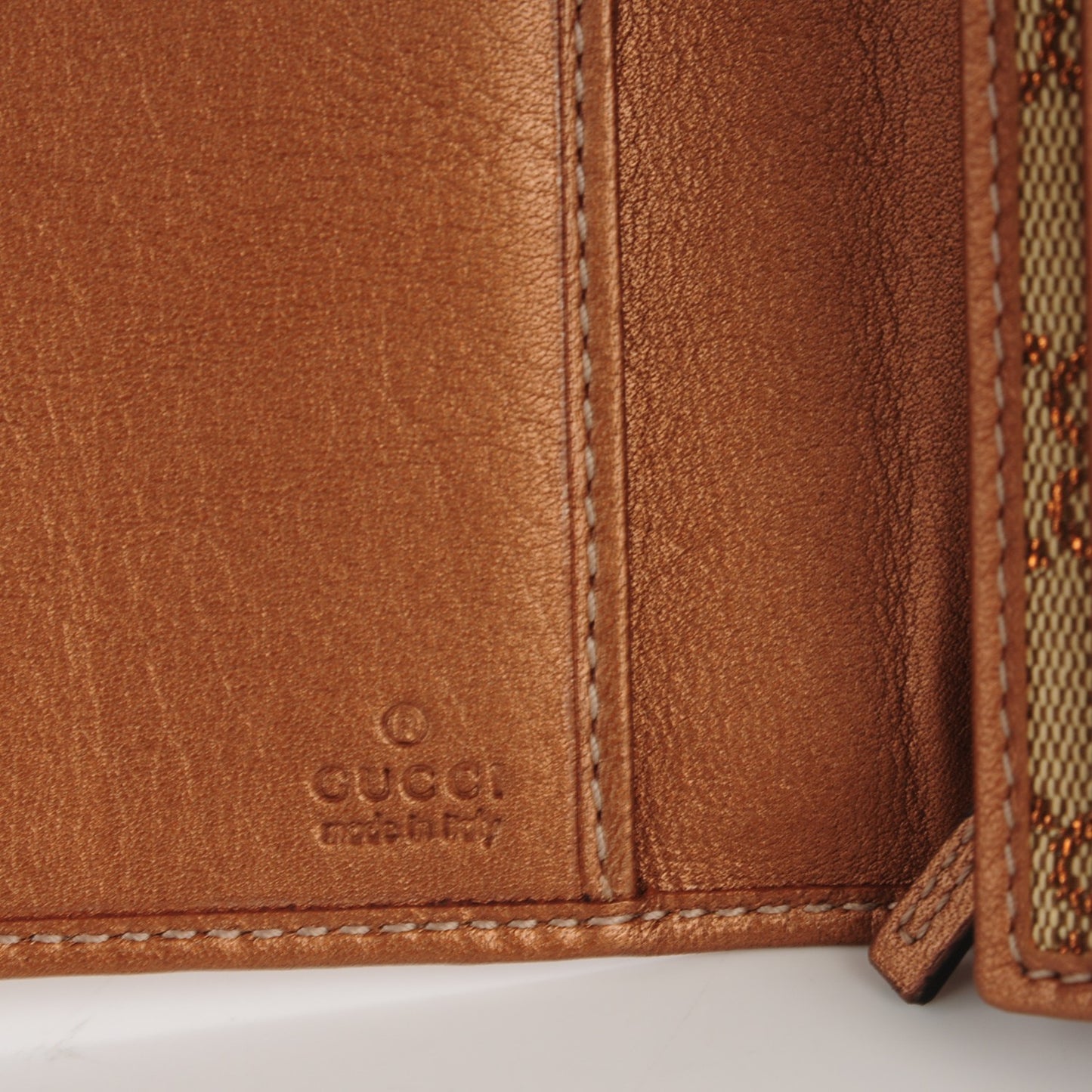 Monogram Lovely Heart Continental Wallet Metallic Bronze