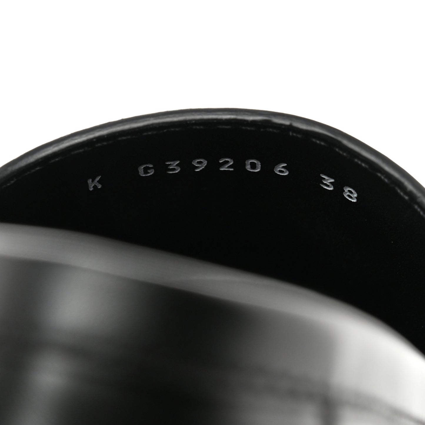 Calfskin CC Platform Loafers 38 Black