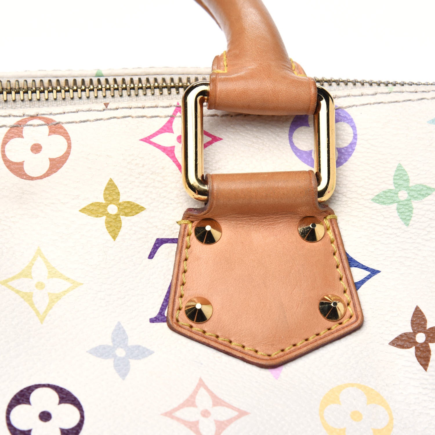 Louis Vuitton Monogram Multicolor Speedy 30 White 19 of 27