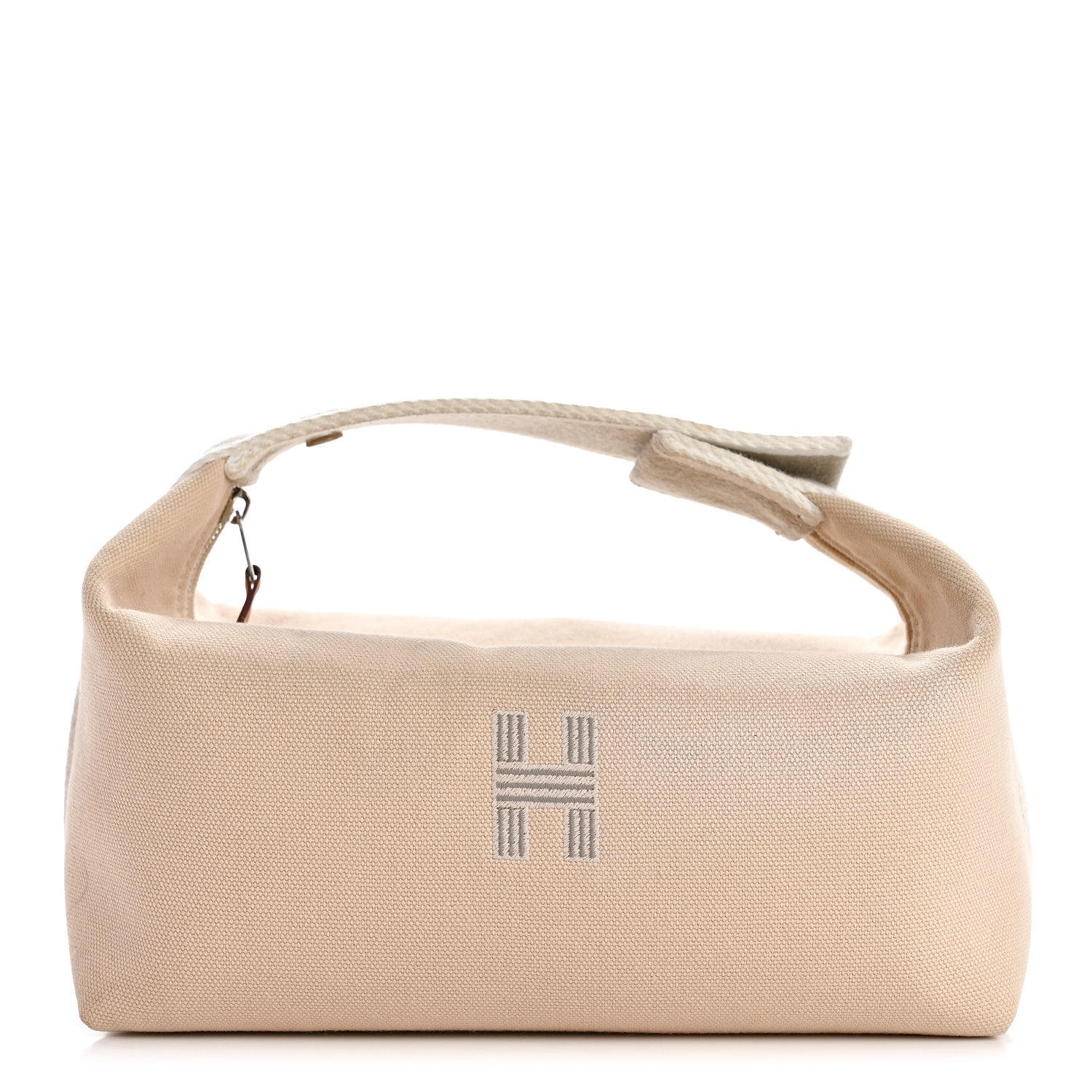 Hermes Canvas Small Bride-A-Brac Pouch Natural 1 of 8