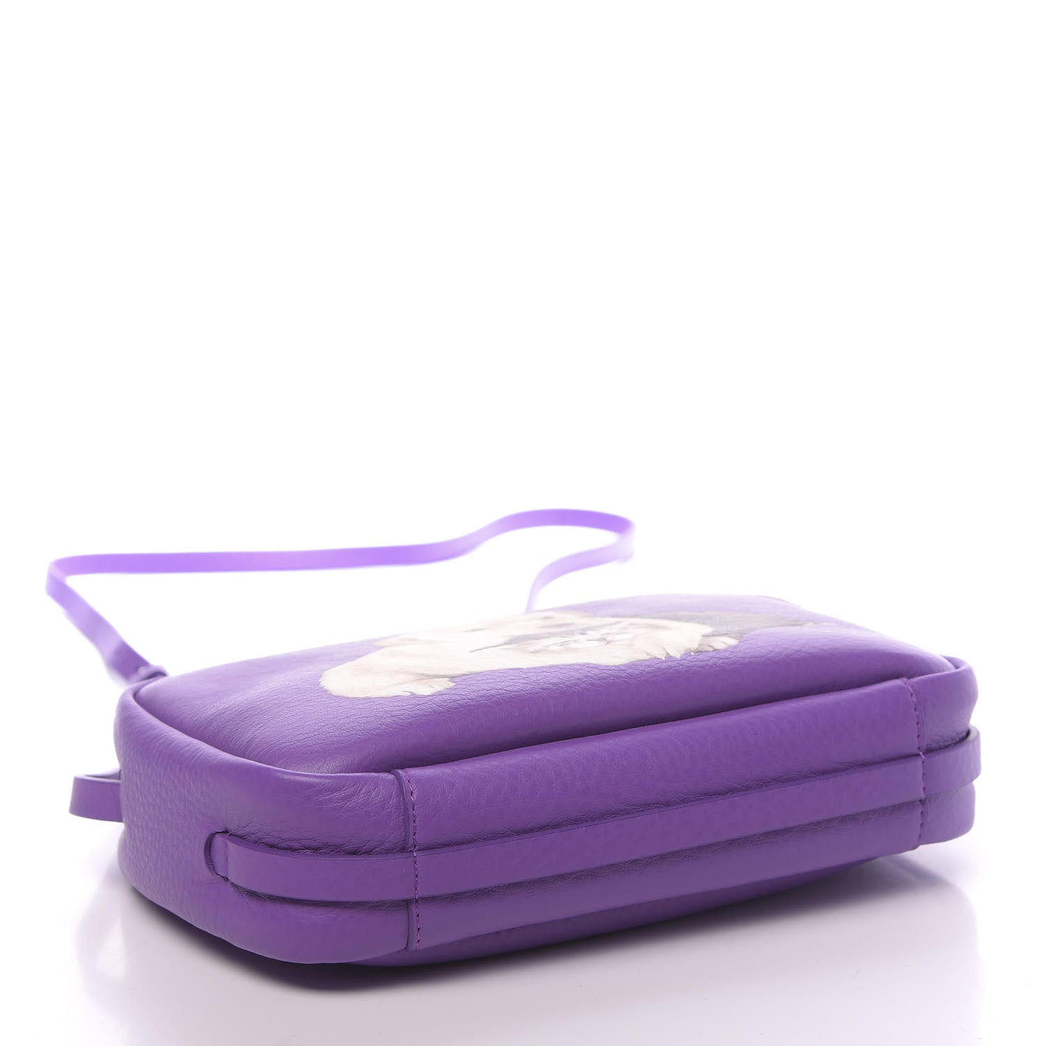Balenciaga Calfskin Puppy and Kitten Everyday S Camera Bag Purple 4 of 10