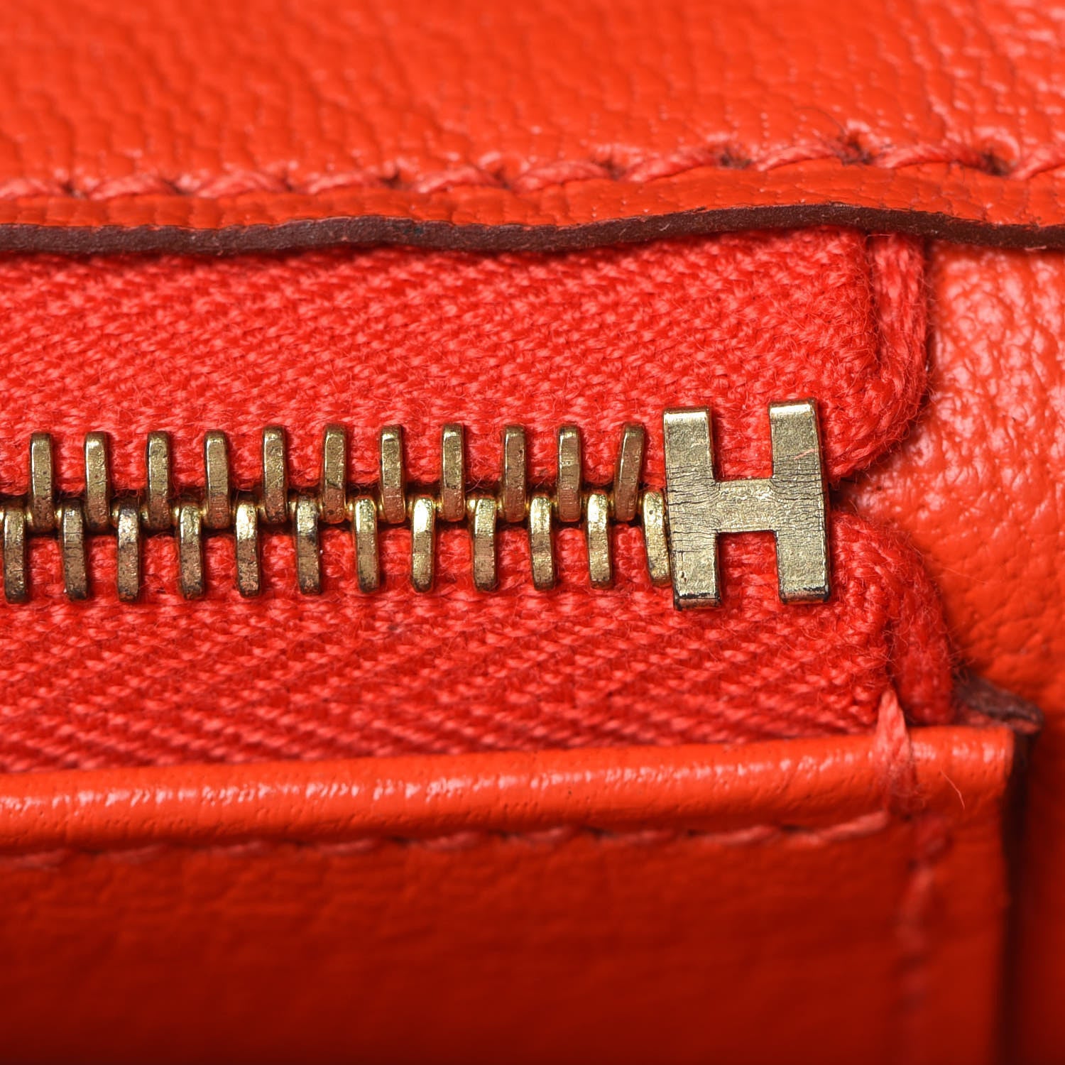 Hermes Togo Birkin 25 Rouge Tomate 36 of 37