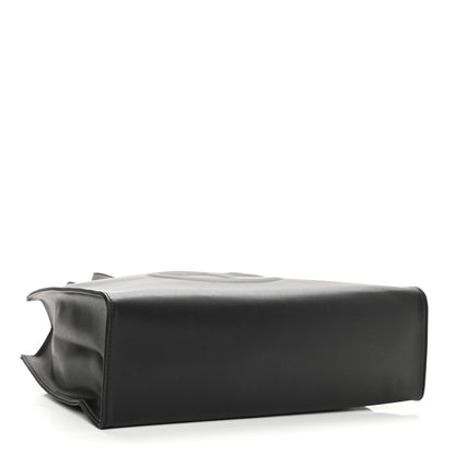 Telfar Vegan Leather Medium Shopping Bag Black 4 of 8