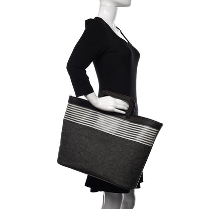 Delvaux Canvas D to D Tote MM Brown 3 of 10