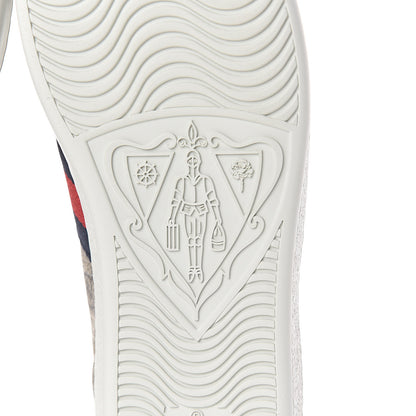 Gucci GG Supreme Monogram Womens Ace Low-Top Sneaker 37.5 Beige 6 of 9