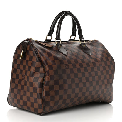 Louis Vuitton Damier Ebene Speedy 35 3 of 17