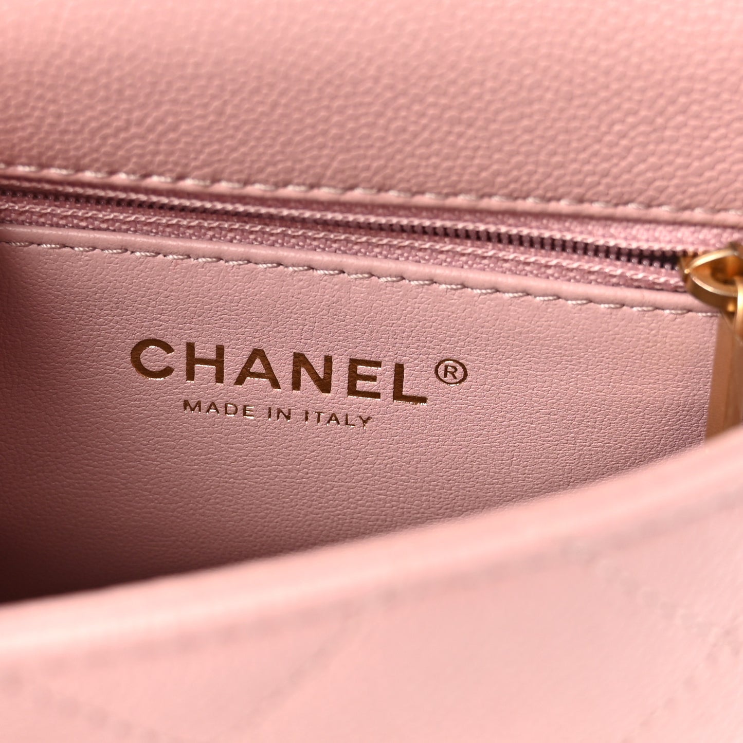 Caviar Quilted Mini Rectangular Sweetheart Flap Lilac