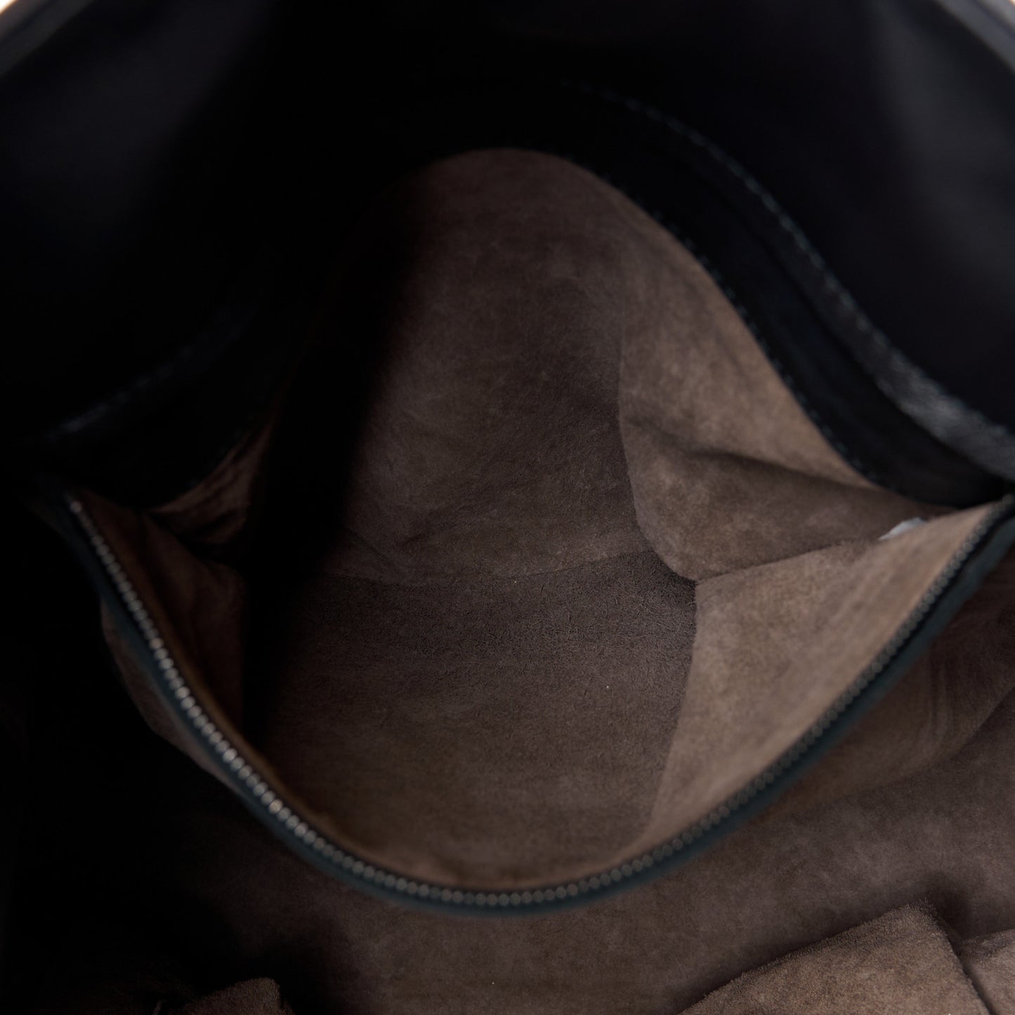 Nappa Intrecciato Parachute Bag Black