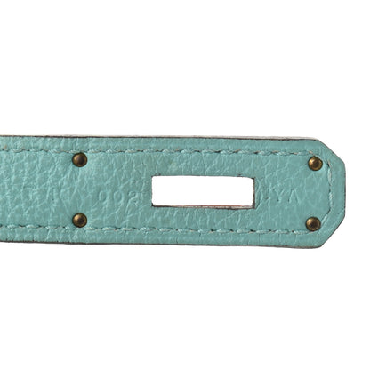 Hermes Togo Kelly Retourne 32 Bleu Atoll 9 of 17