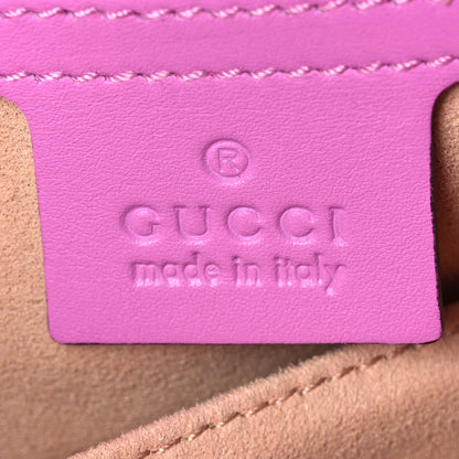 Gucci Calfskin Matelasse Medium GG Marmont Shoulder Bag Candy Mousse 5 of 9