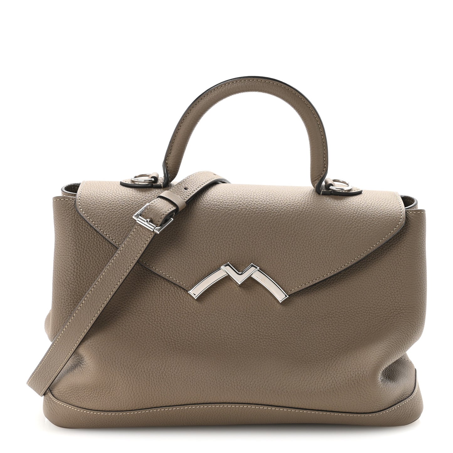 Taurillon Blush Calfskin Gabby MM Taupe