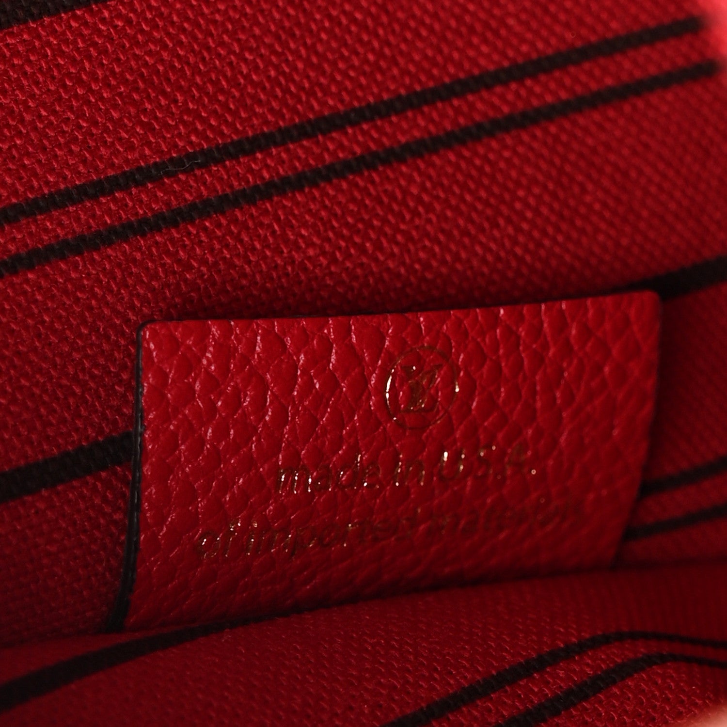 Louis Vuitton Empreinte Pochette Metis Scarlet 7 of 10