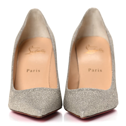 Christian Louboutin Glitter Kate 85 Pumps 36.5 Ivory 2 of 11
