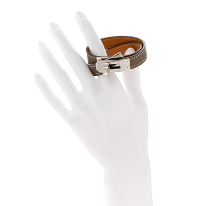 Hermes Swift Kelly Double Tour Bracelet T2 Etoupe 2 of 6