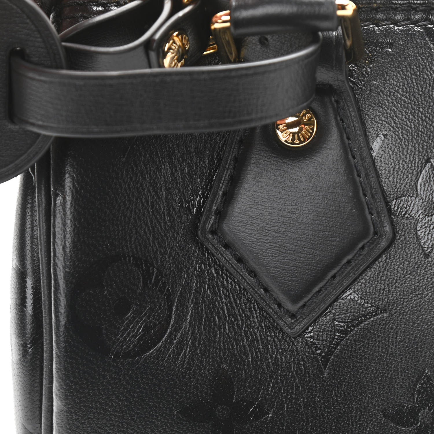 Louis Vuitton Monogram Ink Speedy BB Black 12 of 13