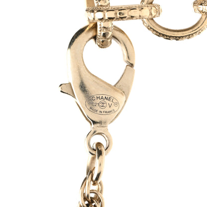 Chanel Pearl CC Round Pendant Necklace Gold 4 of 4