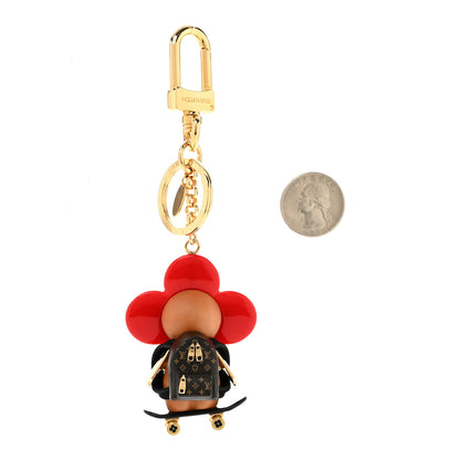Louis Vuitton Resin Wood Vivienne Skateboarder Bag Charm 2 of 5