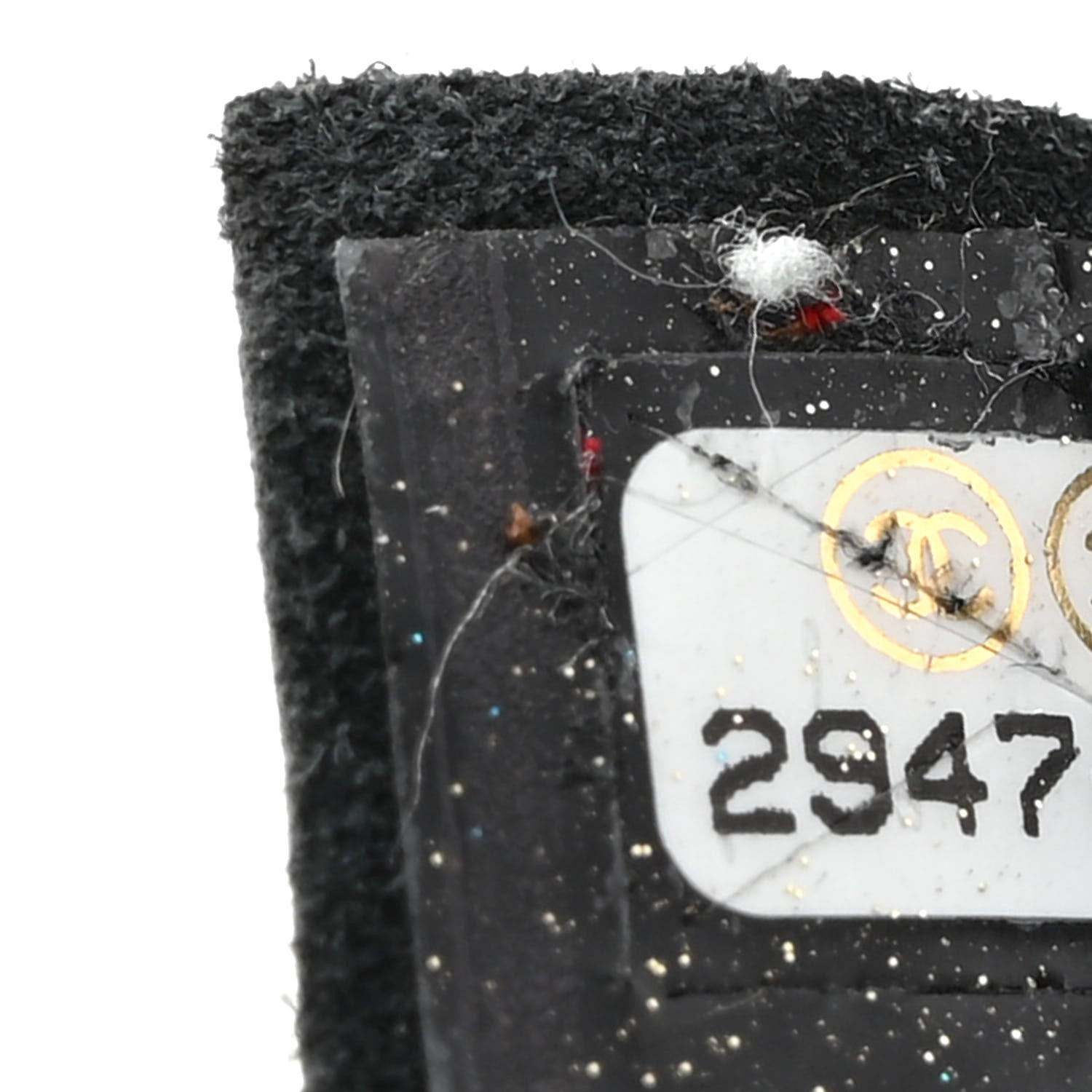 Chanel Suede Diamond Stitched Lovely Chains Flap Bag Black 6 of 8