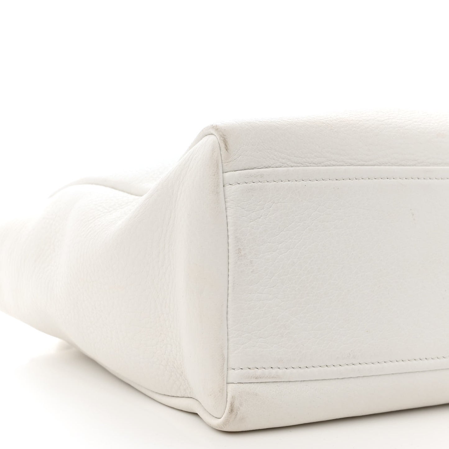 Vitello Cervo Mini Satchel White
