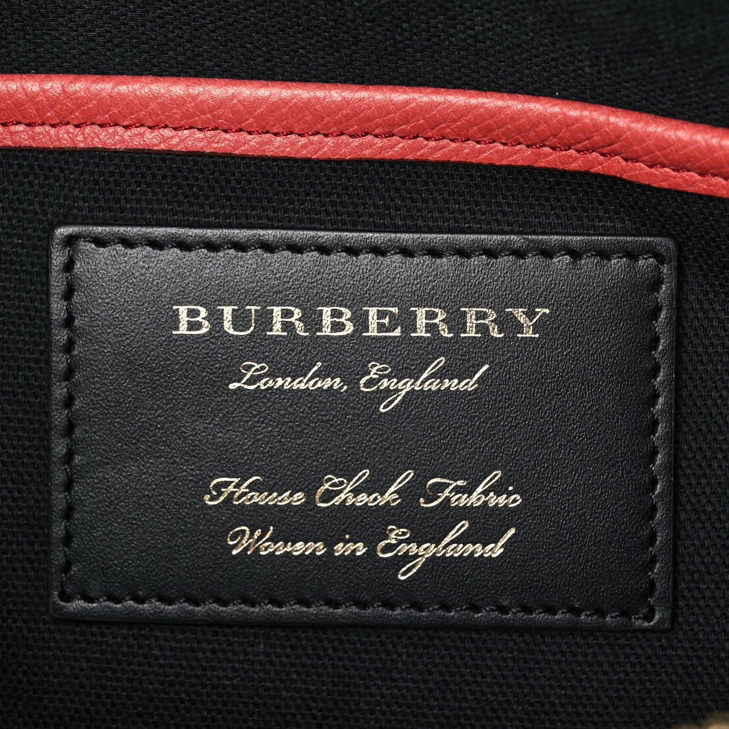 Derby House Check Abingdon Convertible Clutch Cinnamon Red