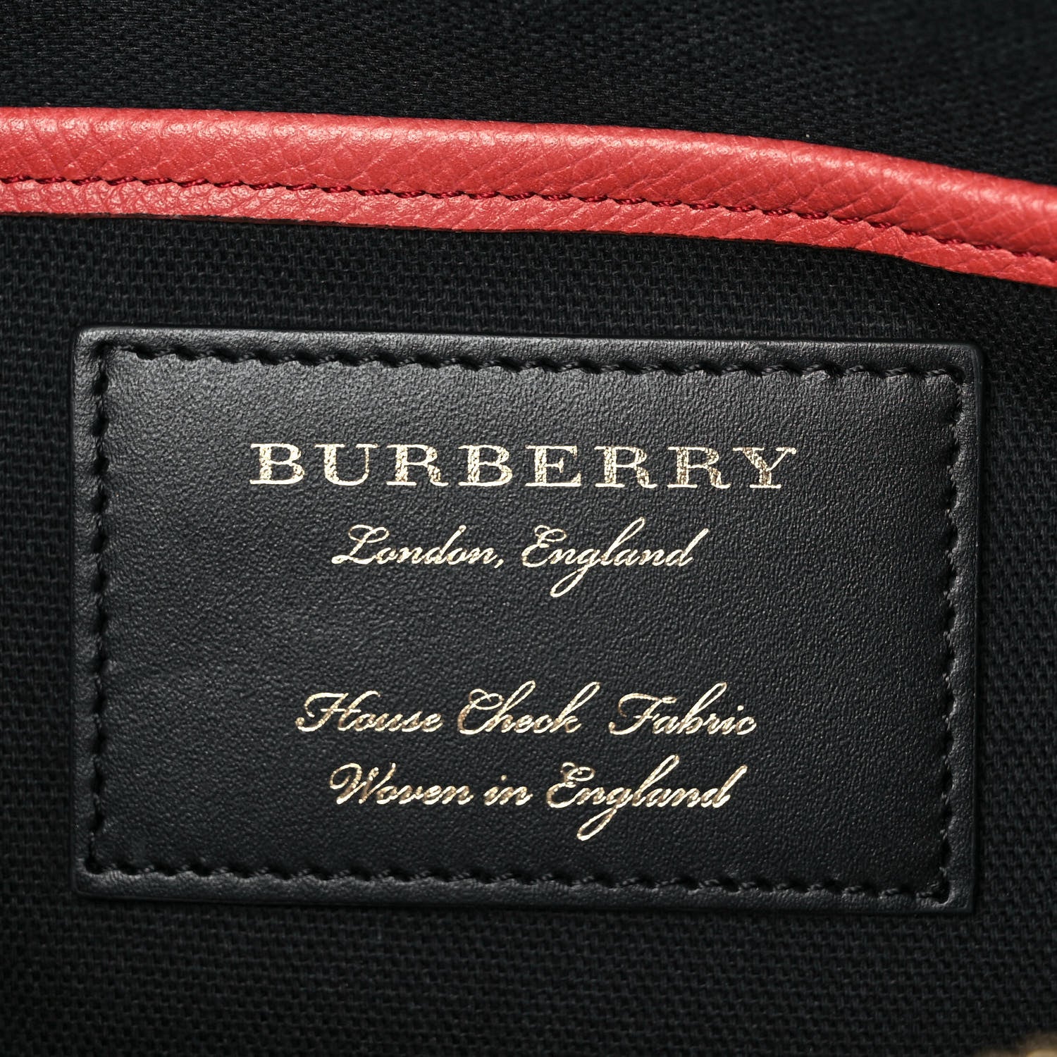 Burberry Derby House Check Abingdon Convertible Clutch Cinnamon Red 5 of 8