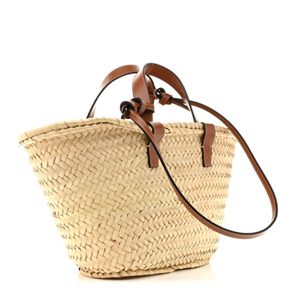 Celine Raffia Calfskin Triomphe Teen Panier Tan 3 of 10