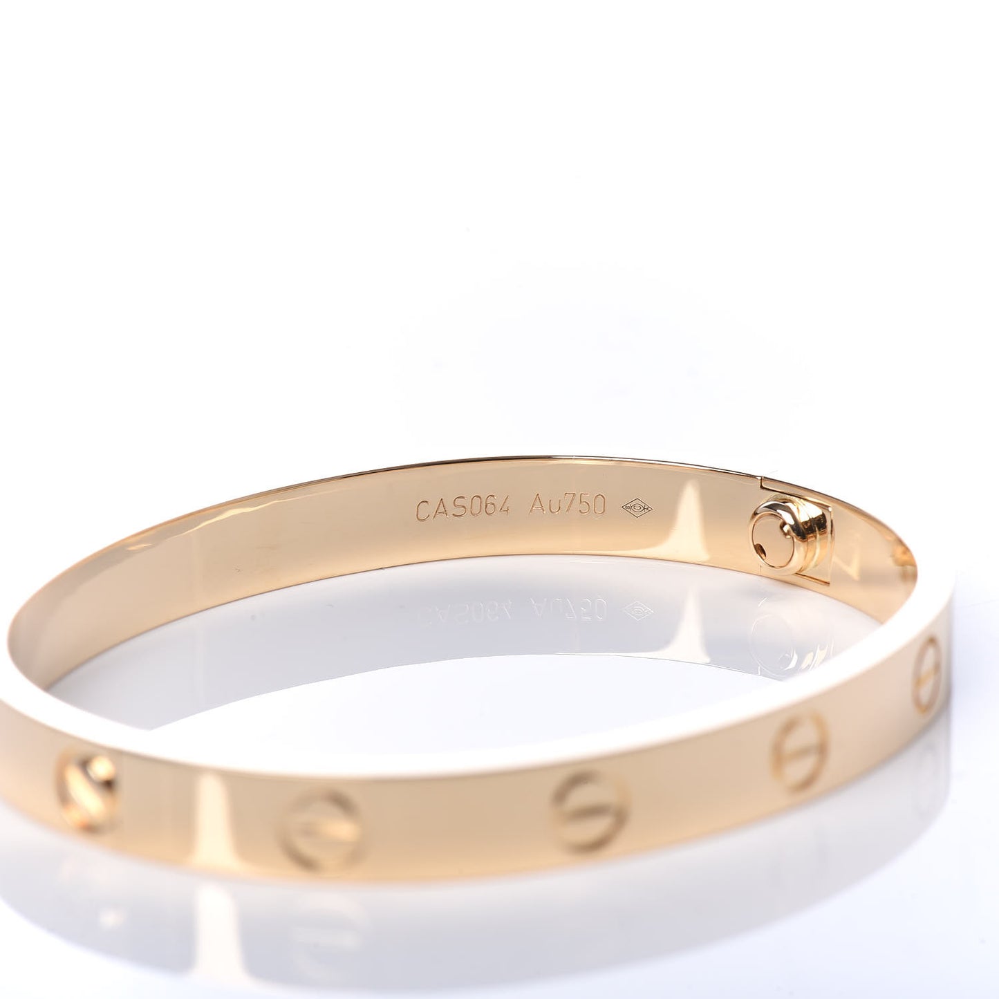 18K Yellow Gold LOVE Bracelet 16