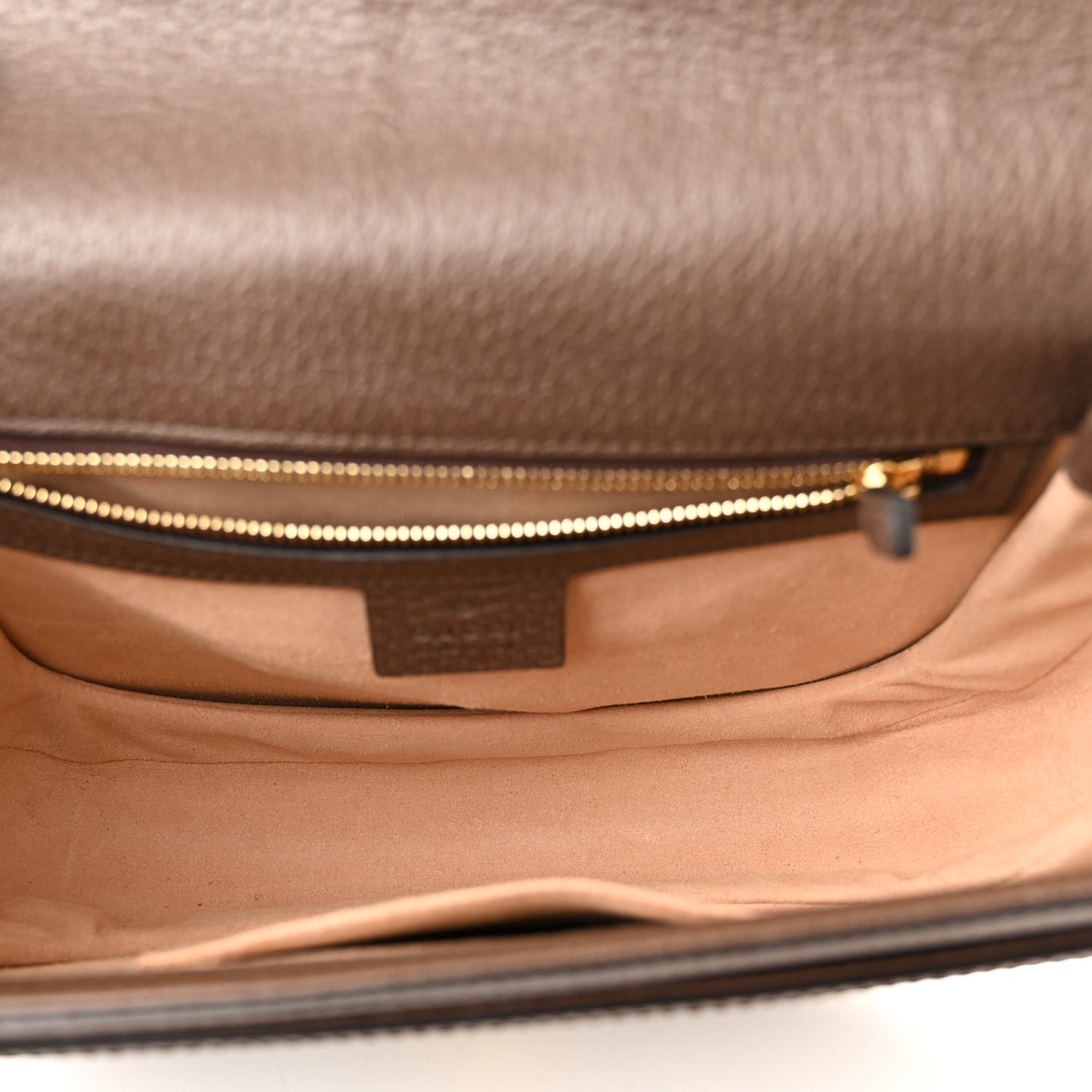 GG Supreme Monogram Web Small Ophidia Flap Messenger Bag Brown