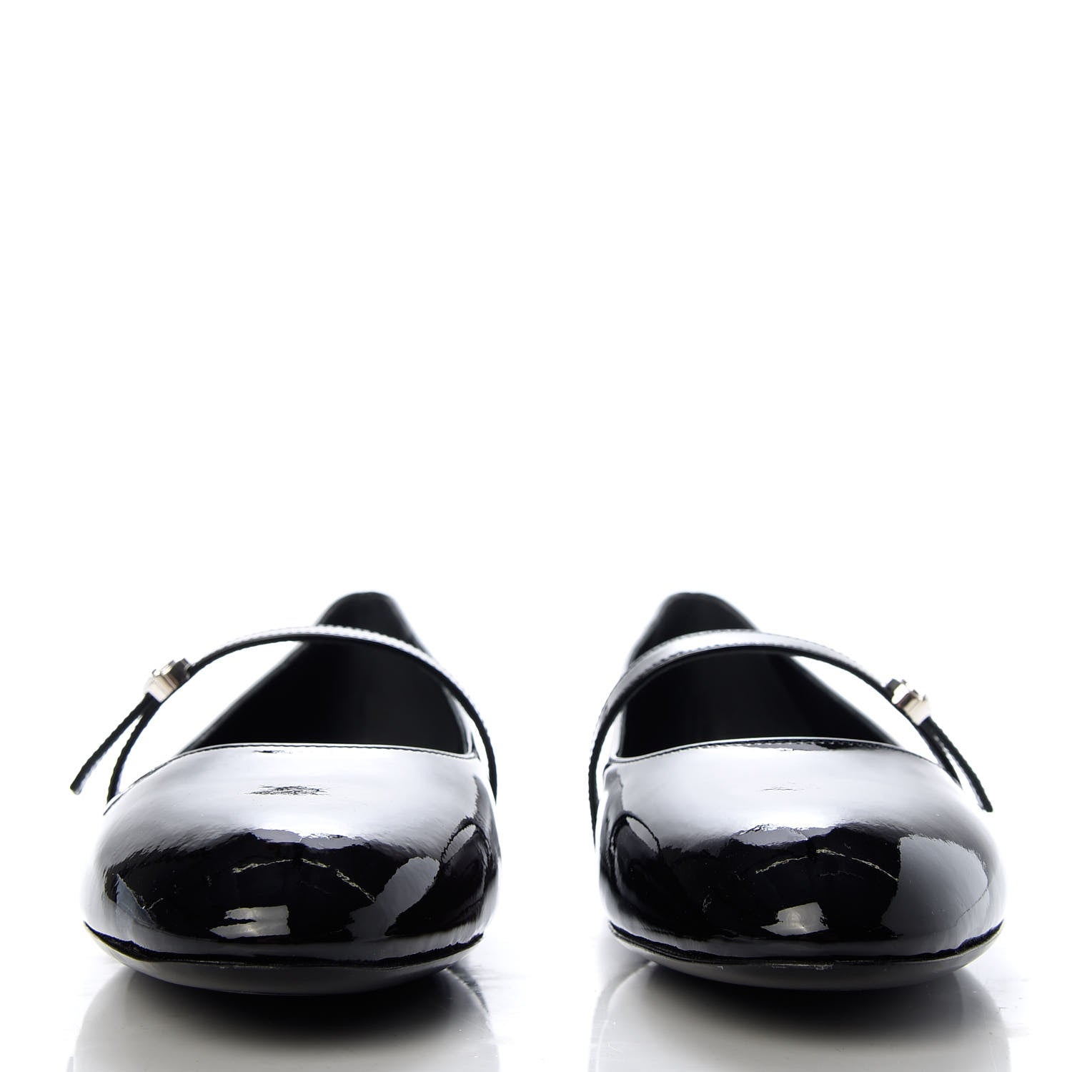 Louis Vuitton Patent Uniformes Ballet Flats 37.5 Black 2 of 10