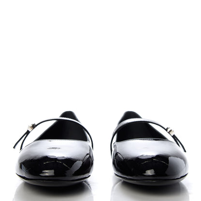 Louis Vuitton Patent Uniformes Ballet Flats 37.5 Black 2 of 10