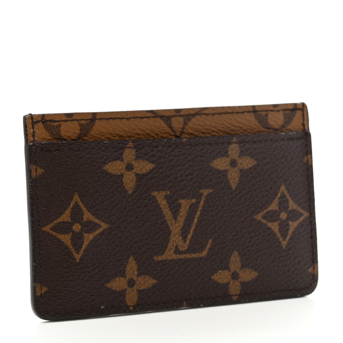 Reverse Monogram Card Holder