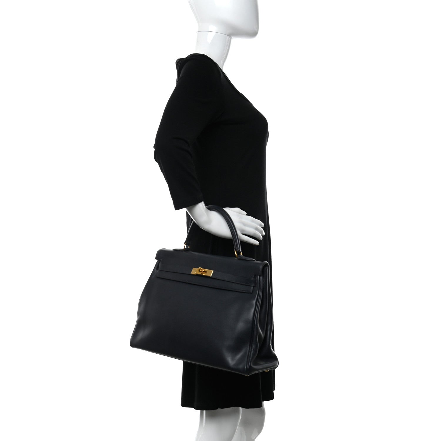 Hermes Gulliver Kelly Retourne 35 Ardoise 3 of 15