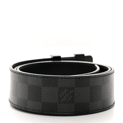 Louis Vuitton Damier Graphite 40mm LV Initiales Belt 90 36 2 of 8