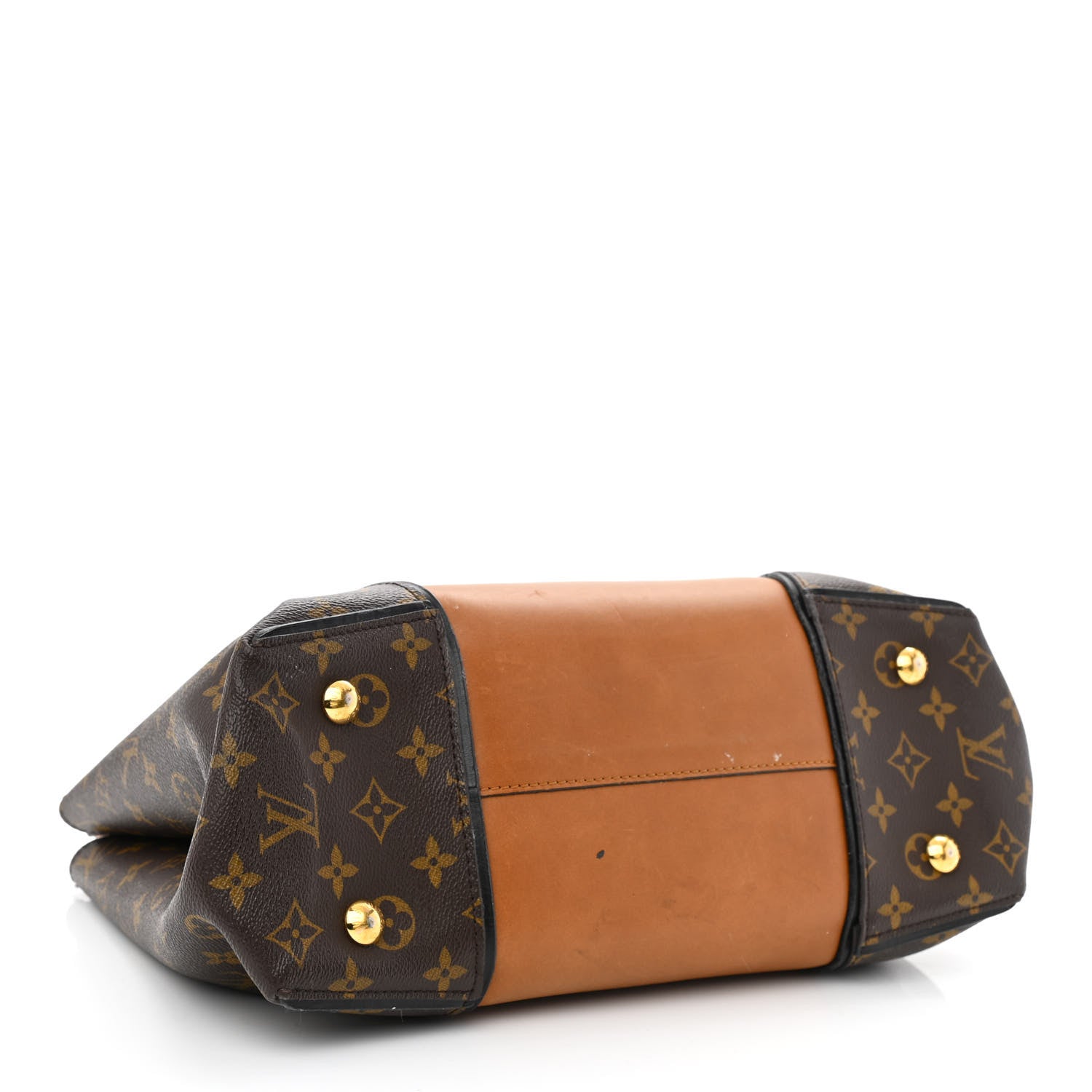Louis Vuitton Monogram Cuir Orfevre Tote W PM Noisette 4 of 16