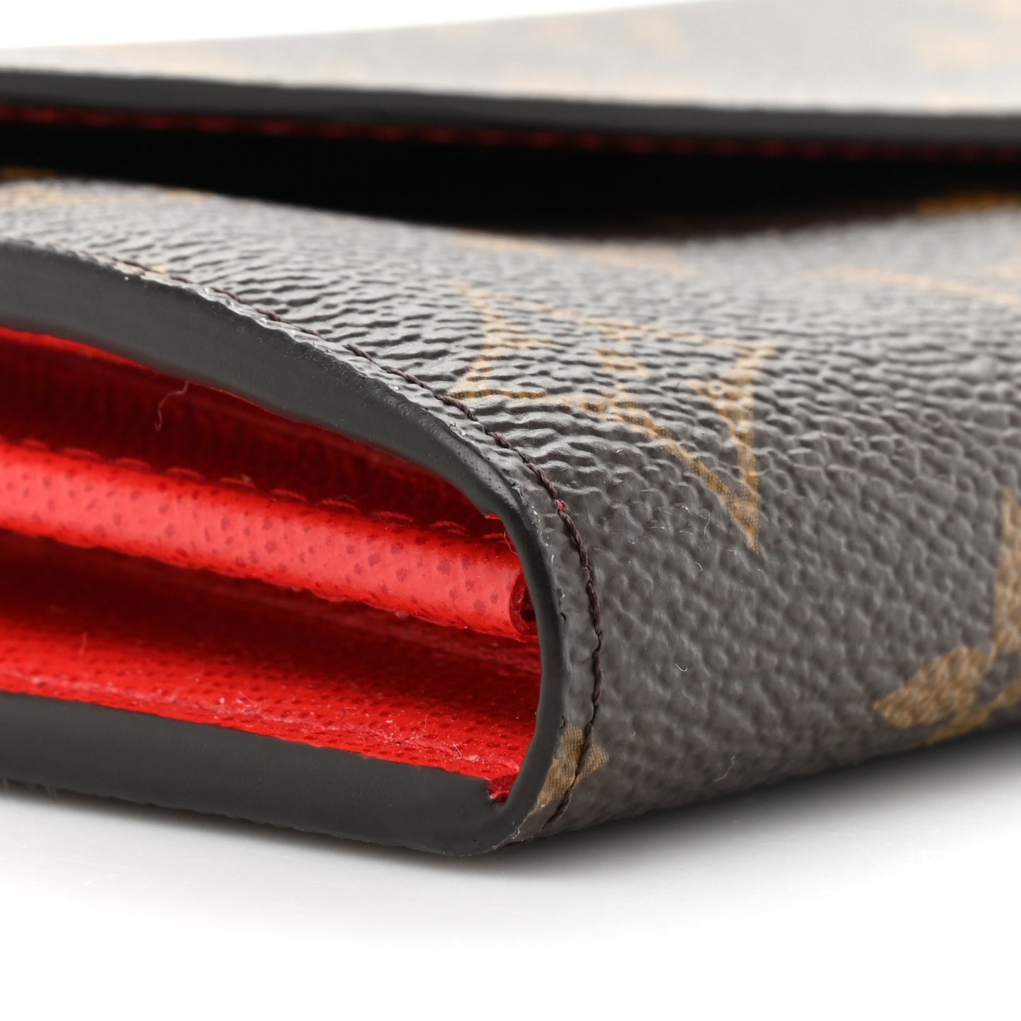 Monogram Sarah Wallet NM Coquelicot