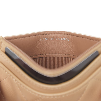 Chanel Lambskin Quilted CC Card Holder Beige 6 of 8
