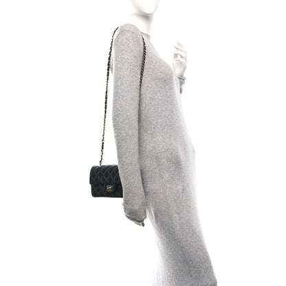 Chanel Lambskin Quilted Mini Rectangular Flap Black 2 of 11