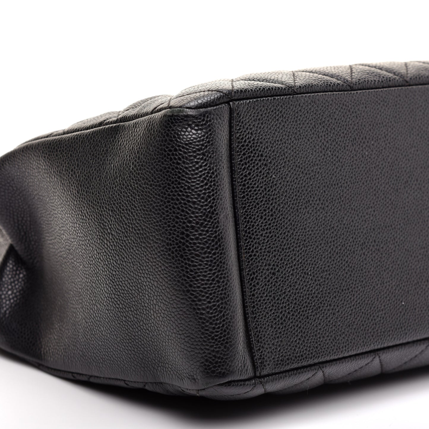 Caviar Quilted Grand Shopping Tote GST Black