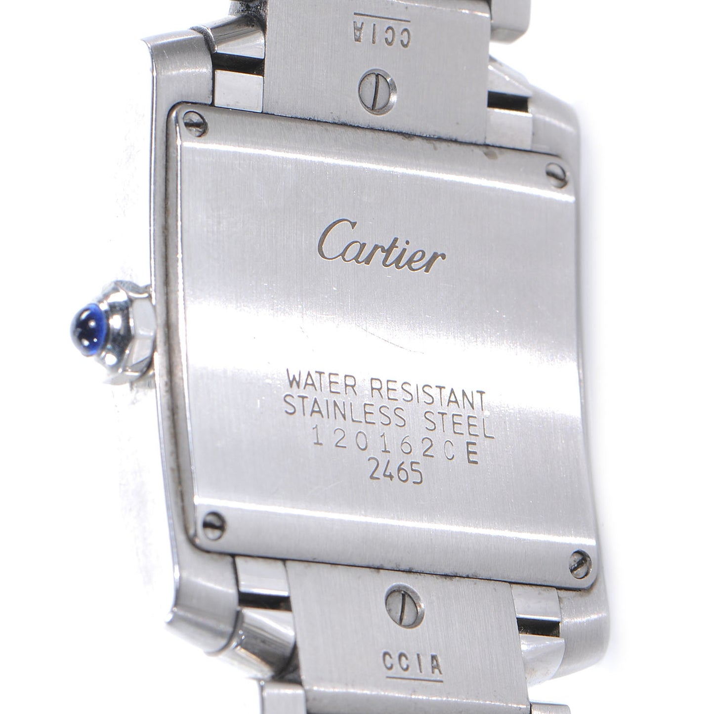 Stainless Steel 25mm Tank Francaise Quartz Watch