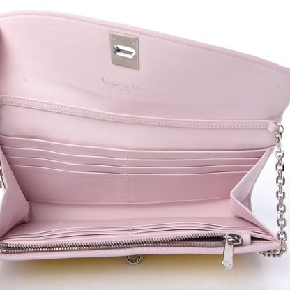 Christian Dior Calfskin Tri-Color Wallet On Chain Pink 5 of 12