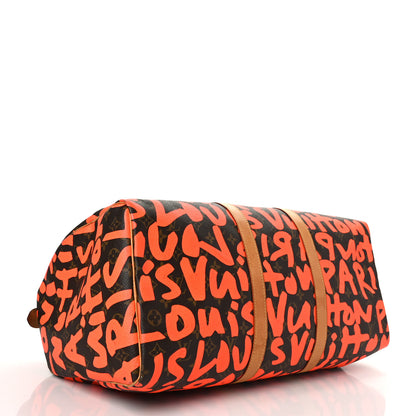 Louis Vuitton Monogram Graffiti Keepall 50 Orange 3 of 10